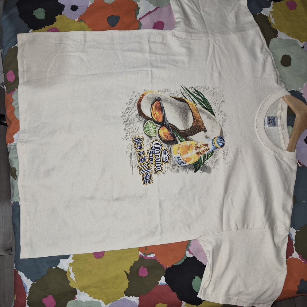 Vintage 2007 Corona Extra Beer Logo Tee Men’s XL Size Y2K Streetwear